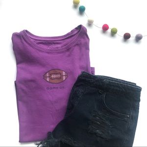 Life is Good "Game On" T-shirt Women's Large